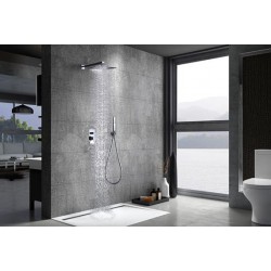 Conjunto Monomando ducha empotrado Suecia IMEX Grifería.