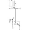 Kit de grifo monomando empotrado de 2 vías Rapid-Box para ducha,TRES