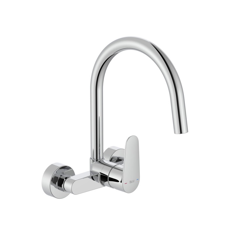 Monomando fregadero pared Victoria Plus Roca Grifería.