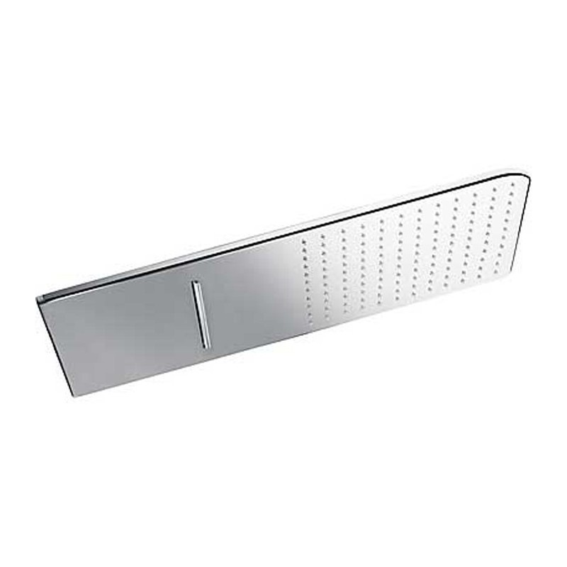 Rociador ducha INOX a pared 28 x 55 cm Tres.