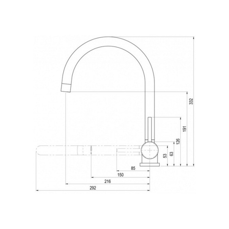 Grifo cocina Abatible - 10248600 - Galindo