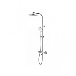 Conjunto baño-ducha termostática columna Telescópica Ø250 mm E-PLUS GRB.