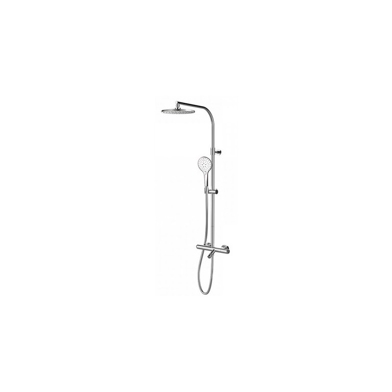 Conjunto baño-ducha termostática columna Telescópica Ø250 mm E-PLUS GRB.