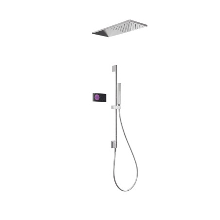 Kit electrónico ducha termostático empotrado con barra Shower Technology.