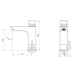 Mezclador temporizado lavabo Custom Presto XT 2000 LM